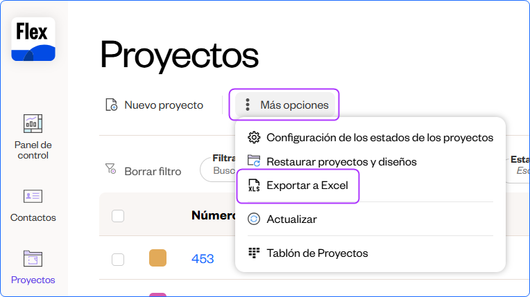W ES Export projects to xl.png