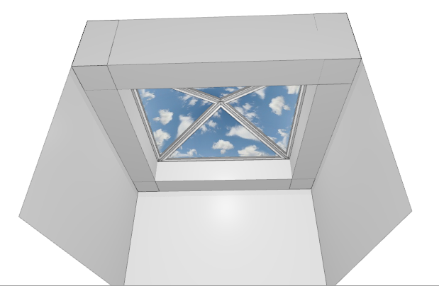 travesura roble Cosquillas Cómo crear una claraboya en el techo – Winner Flex